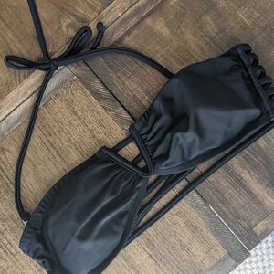 Medium Black Bikini Top